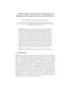 re-OBJ: Jointly learning the foreground and background for object instance re-identification