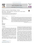 Machine Learning for Cultural Heritage: A Survey