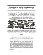 Re-assembling the past: The RePAIR dataset and benchmark for real world 2D and 3D puzzle solving
